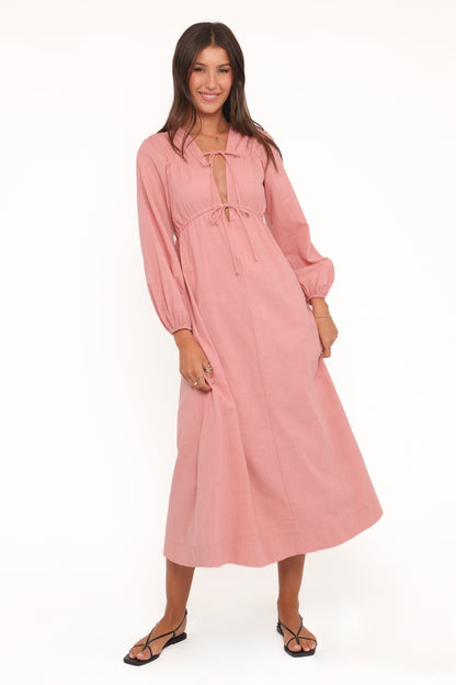 Annemijn - Dames – Maxi jurk – Katoen – Lente / Zomer