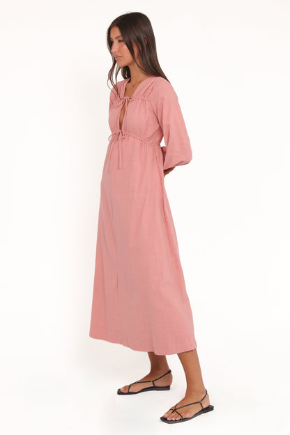 Annemijn - Dames – Maxi jurk – Katoen – Lente / Zomer