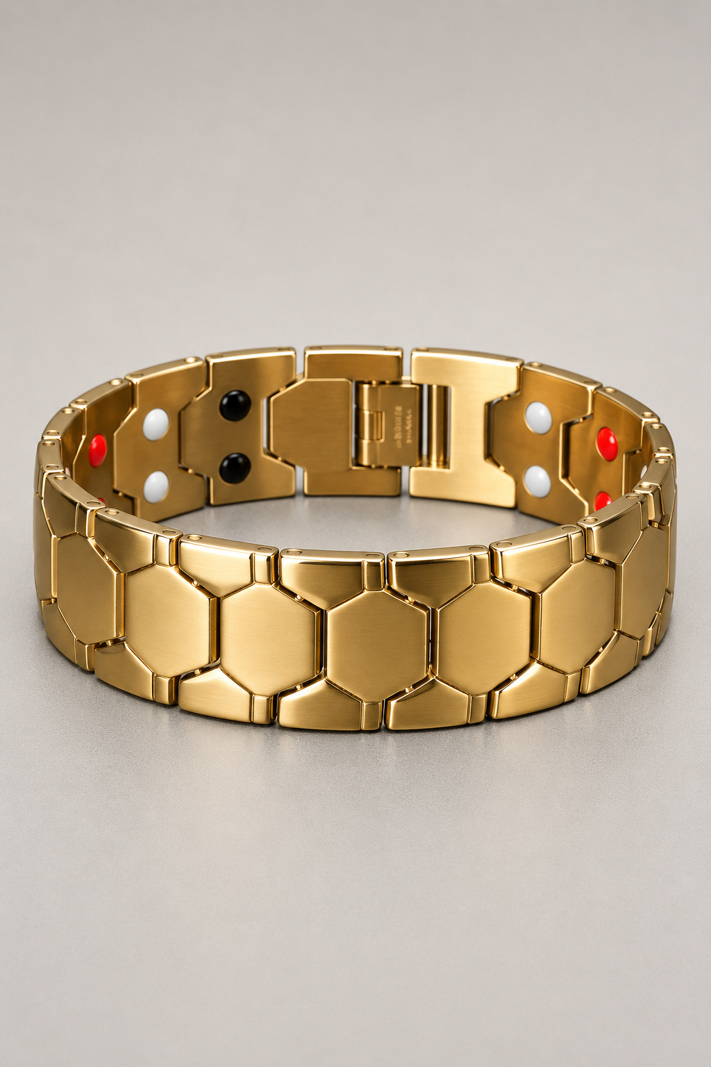 Manuel – Heren armband – Roestvrij staal – Hexagon schakelarmband – Alle seizoenen