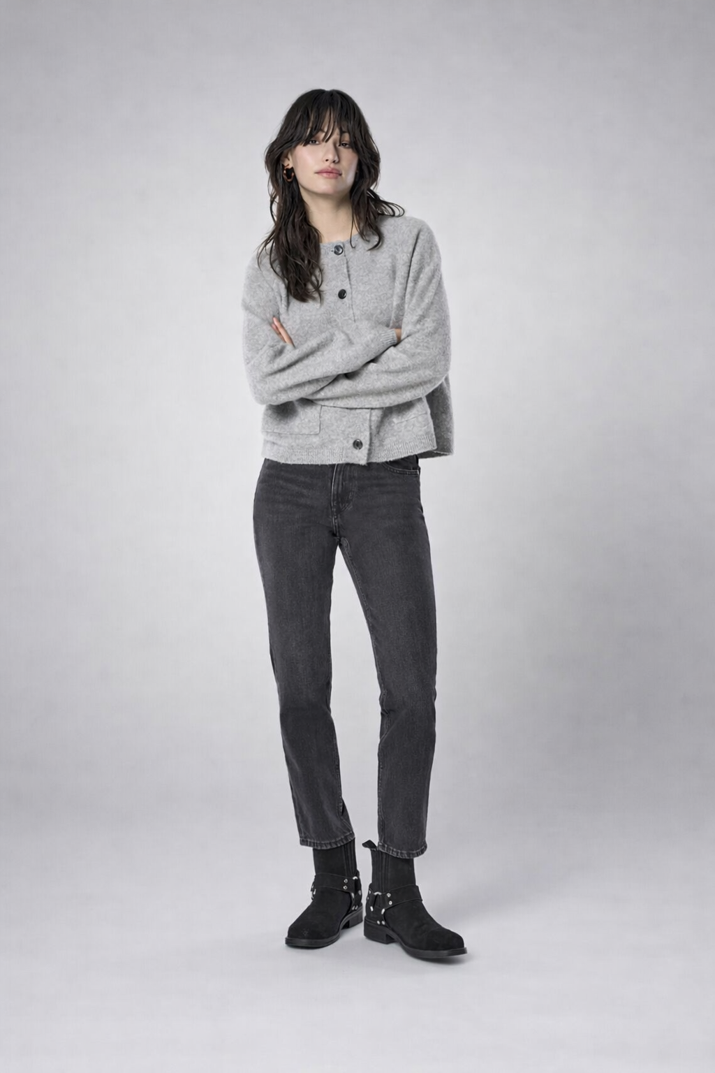 Gloria - Dames denim jeans – Rechte pasvorm – Hoge taille – Lente / Zomer
