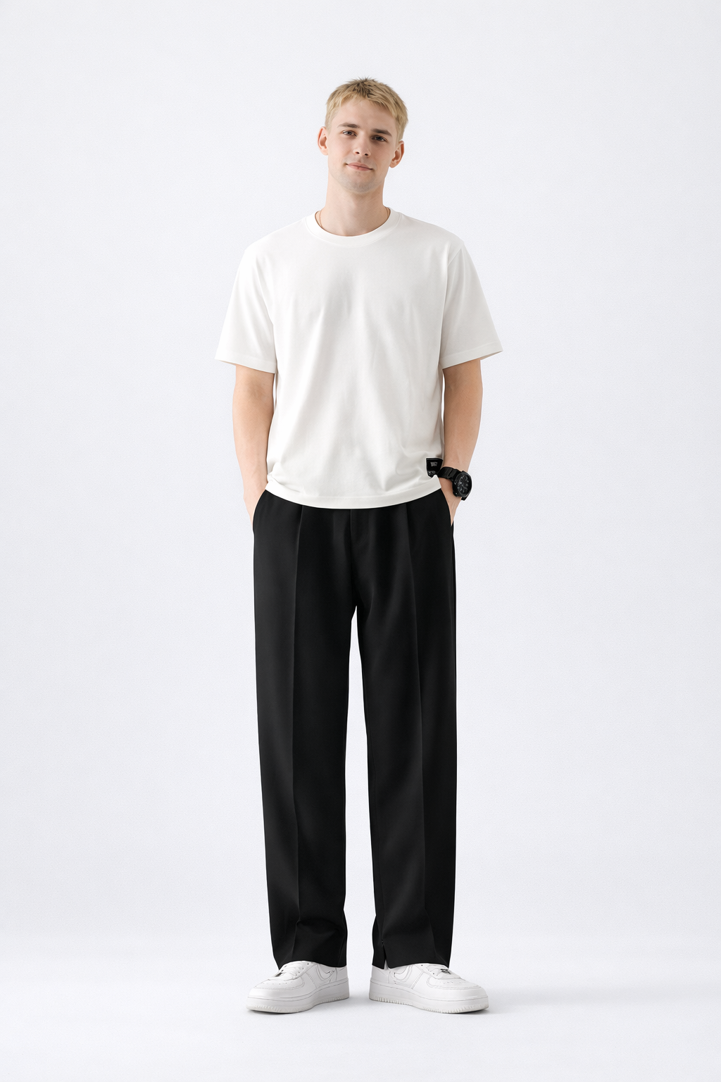Eric – Heren losvallende broek – Polyester – Alle seizoenen