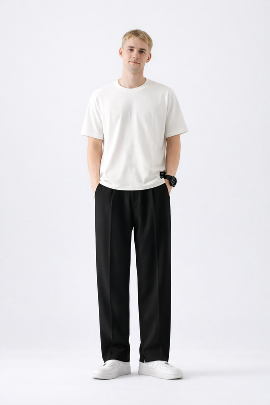Eric – Heren losvallende broek – Polyester – Alle seizoenen