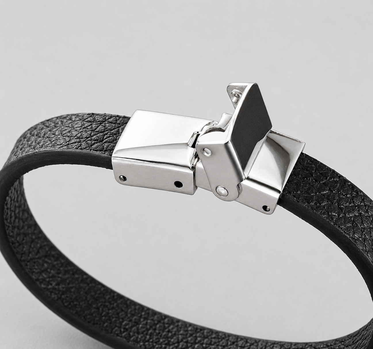 Kosmo – 12 Sterrenbeelden Heren Armband – PU Leer & RVS – Zelf Verstelbaar