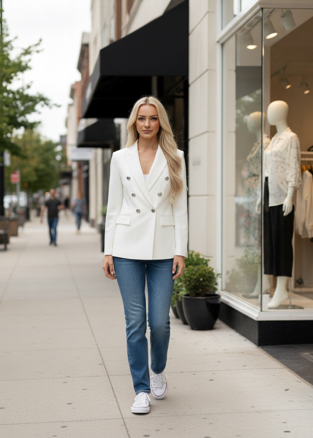 Bibi – Casual Blazer voor Dames – Polymix – Alle seizoenen