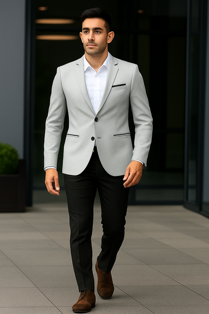 Felippe – Casual herenblazer – Polyester – Multiseizoen