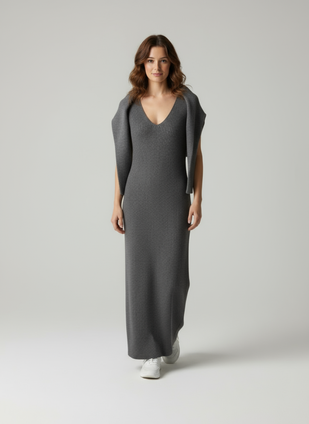 Olga – Comfortabele gebreide set – Wollenmix – Herfst / Winter