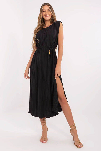 Donna – Midi-jurk voor dames – Viscosemix – Lente / Zomer