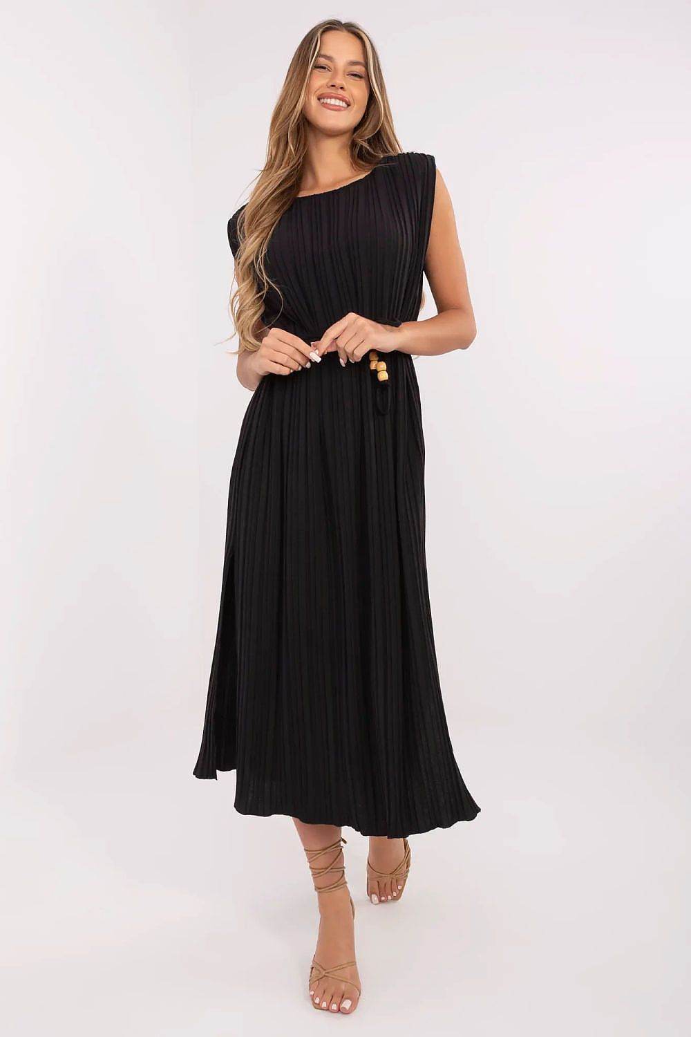 Donna – Midi-jurk voor dames – Viscosemix – Lente / Zomer