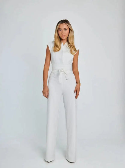 Carman - Elegante dames jumpsuit - Polymix - Lente / Zomer