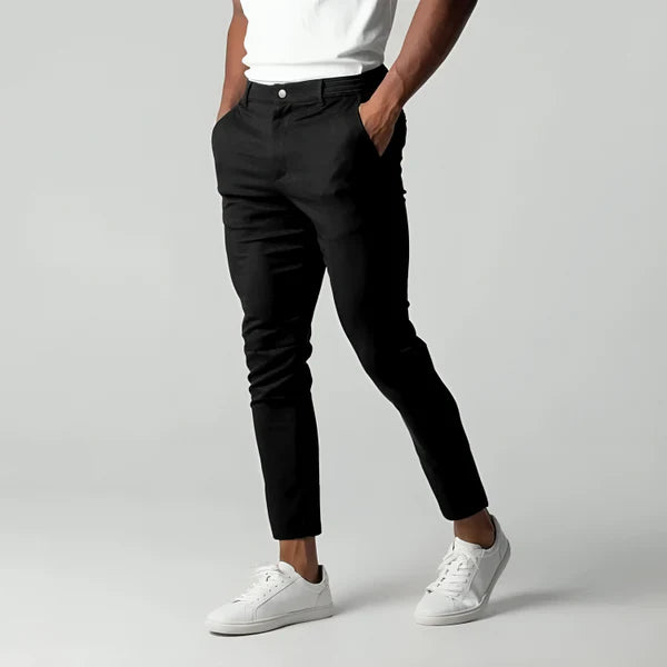 Ario – Heren stretchbroek – Slim-fit – Elastische tailleband – Alle seizoenen