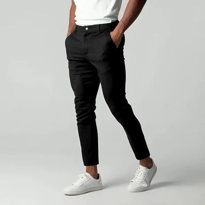 Ario – Heren stretchbroek – Slim-fit – Elastische tailleband – Alle seizoenen
