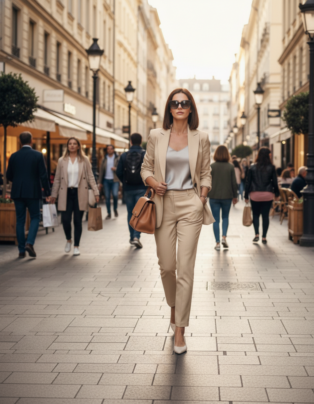 Grace – Dames Set – Blazer en pantalon – Polymix – Lente / Herfst / Winter