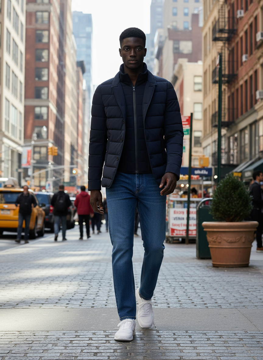 Alroldo – Slim Fit Winterjack – Polymix – Herfst / Winter