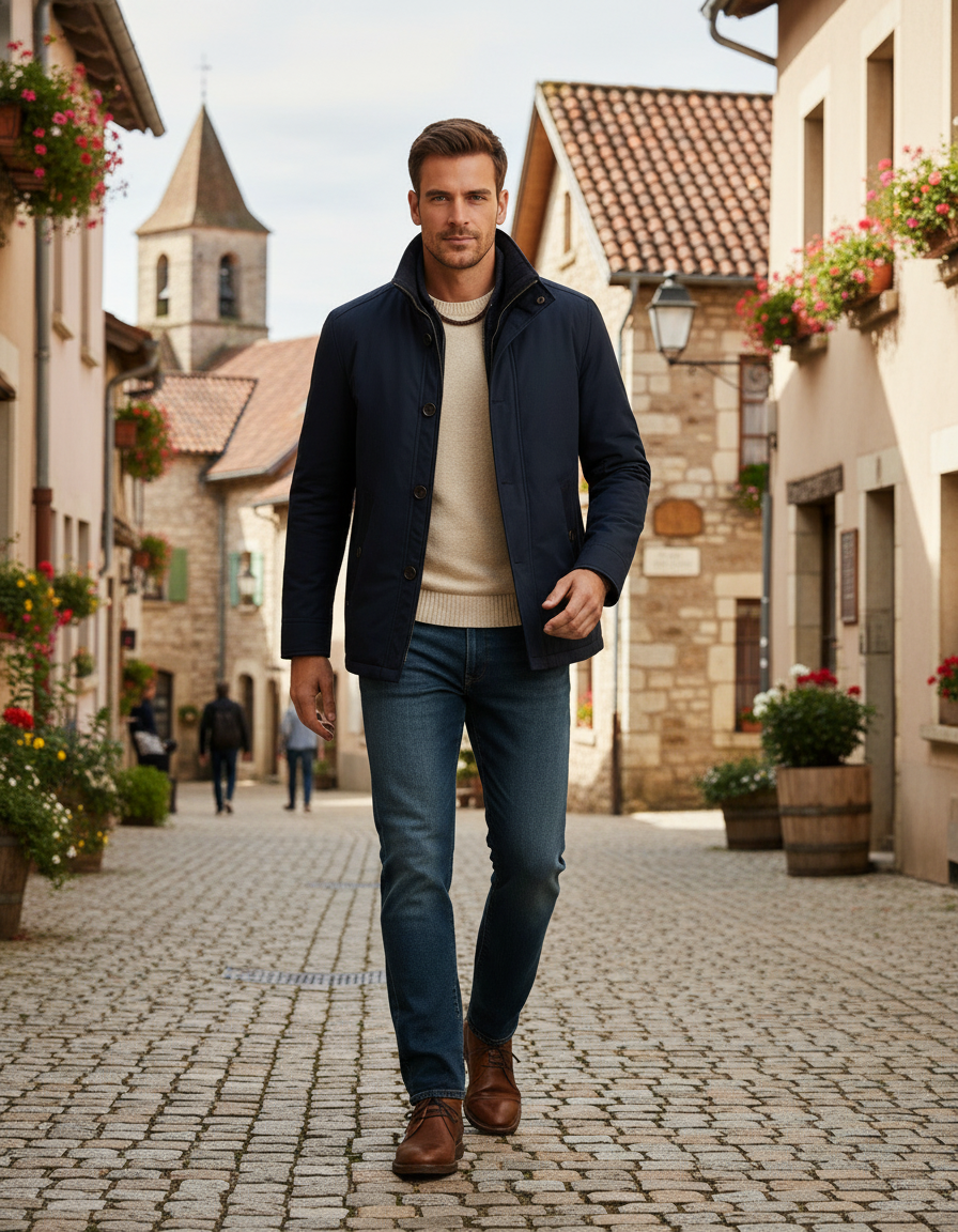 Tom - Elegante herenjas - Polyester - Herfst / Lente