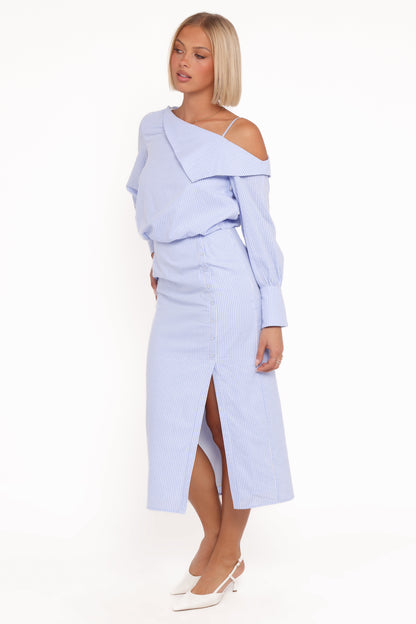 Fayenne – Dames – Midi jurk – Polyester – Lente / Zomer