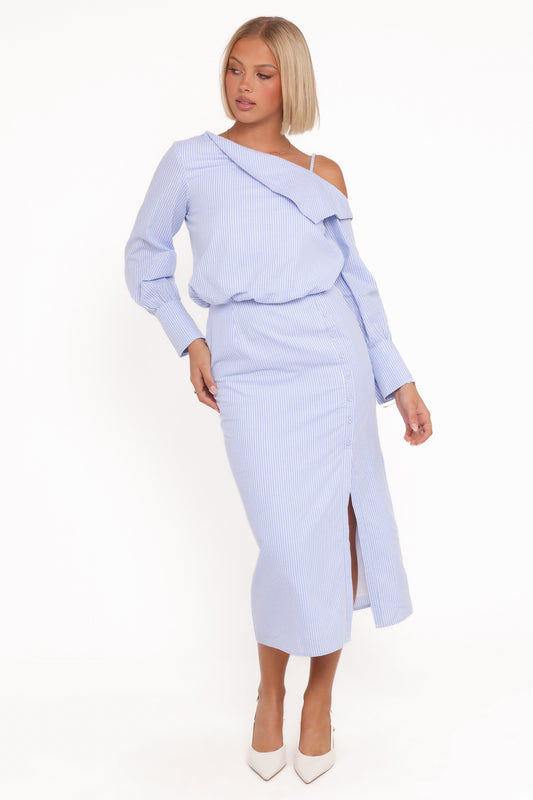 Fayenne – Dames – Midi jurk – Polyester – Lente / Zomer