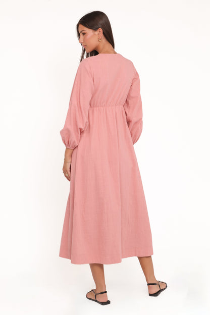 Annemijn - Dames – Maxi jurk – Katoen – Lente / Zomer