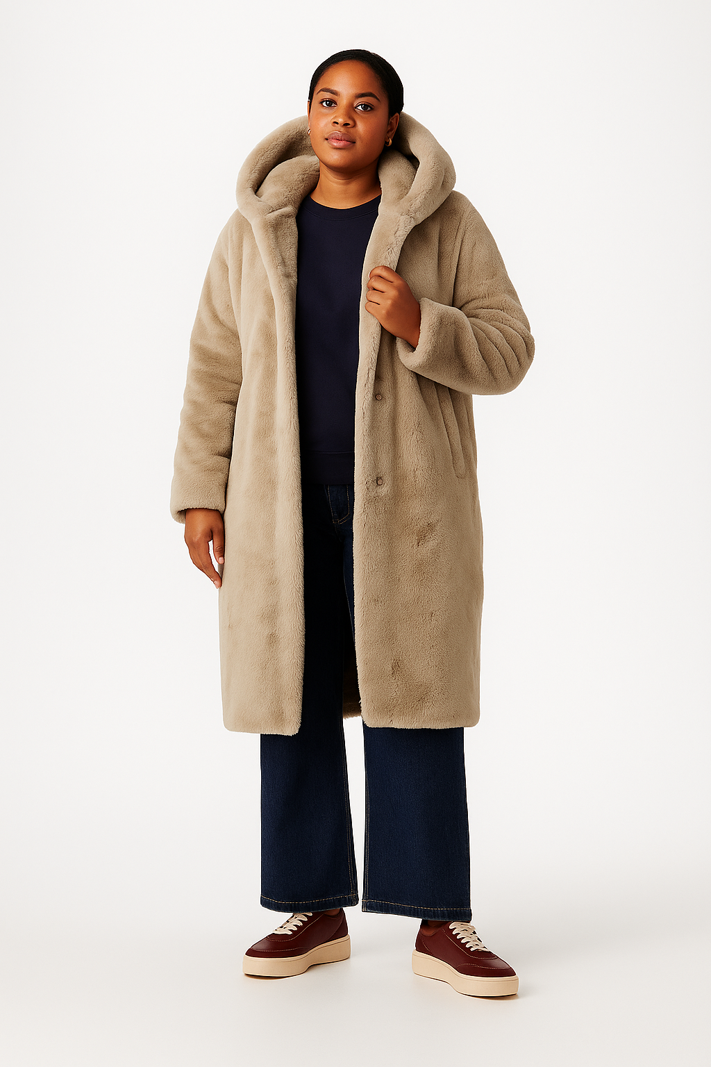 Alvera - Bond jas - Polymix met kunstbont - Herfst / Winter