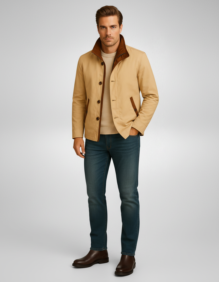 Tom - Elegante herenjas - Polyester - Herfst / Lente